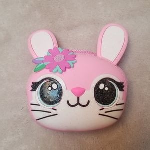 Girls bunny coin purse